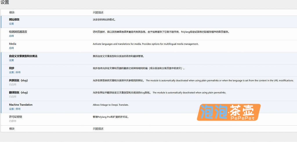 WordPress插件_Polylang Pro（解锁版）_WP多语言插件+WooCommerce功能_V3.7.5