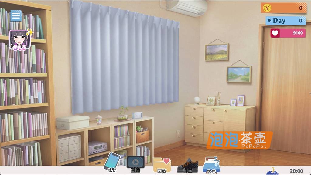 [SLG+ASMR]《傻乎乎主播蔚来！》(No-good Streamer Mirai-chan)_ASMR+DLC模拟游戏_STEAM中文整合版