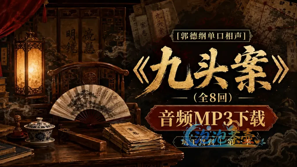 [郭德纲单口相声] 《九头案》(全8回)_音频MP3下载_坑王驾到丨第一季