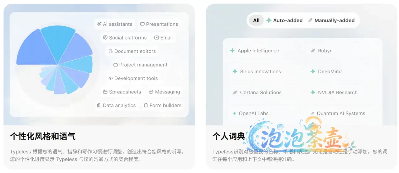 [AI工具] Typeless - AI语音听写输入工具 | 多平台多系统可用