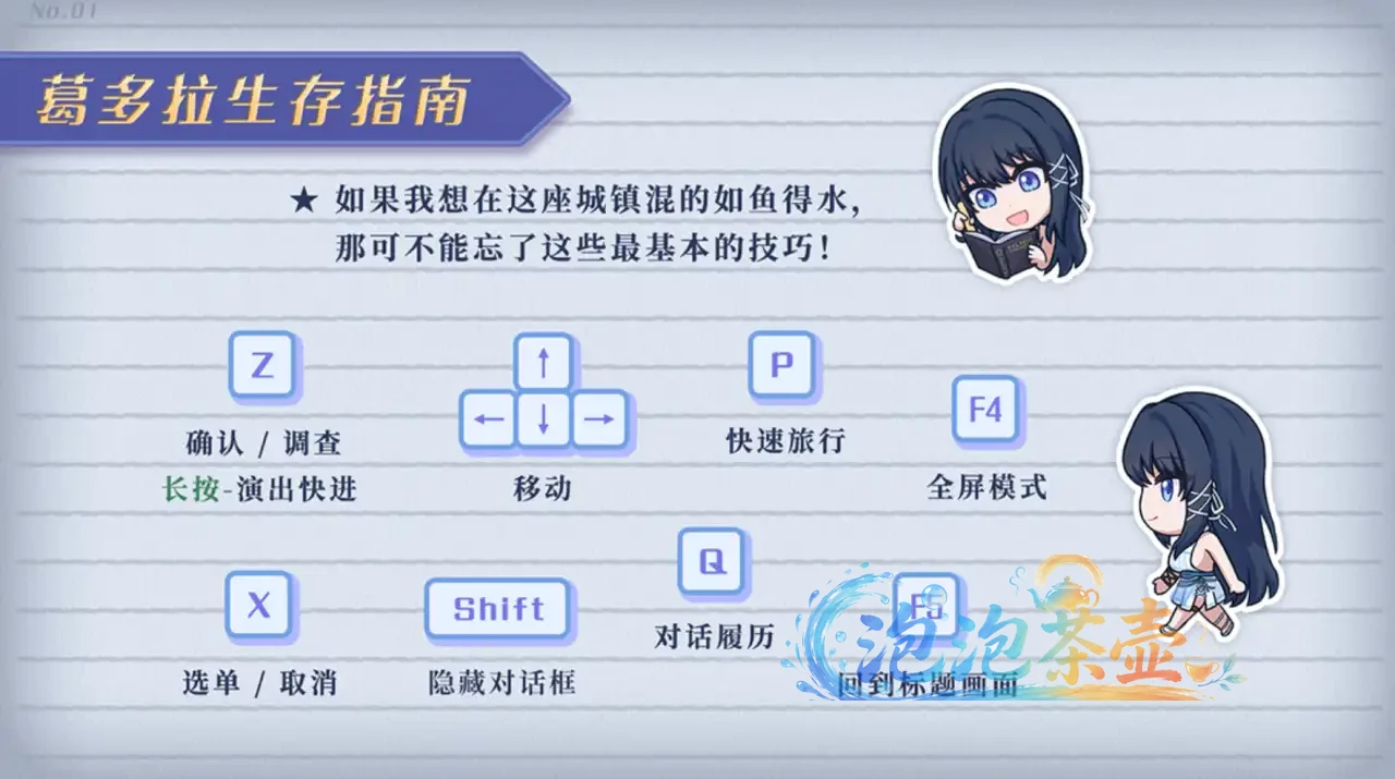 希尔丝大冒险 / The Adventures of HILLS 游戏教学说明界面