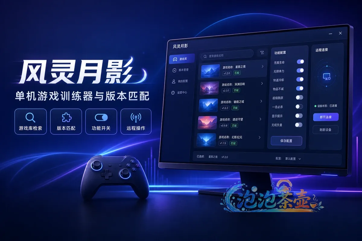 [游戏辅助] 风灵月影 / FLiNG Trainer – 单机游戏训练器与版本匹配说明 | Windows